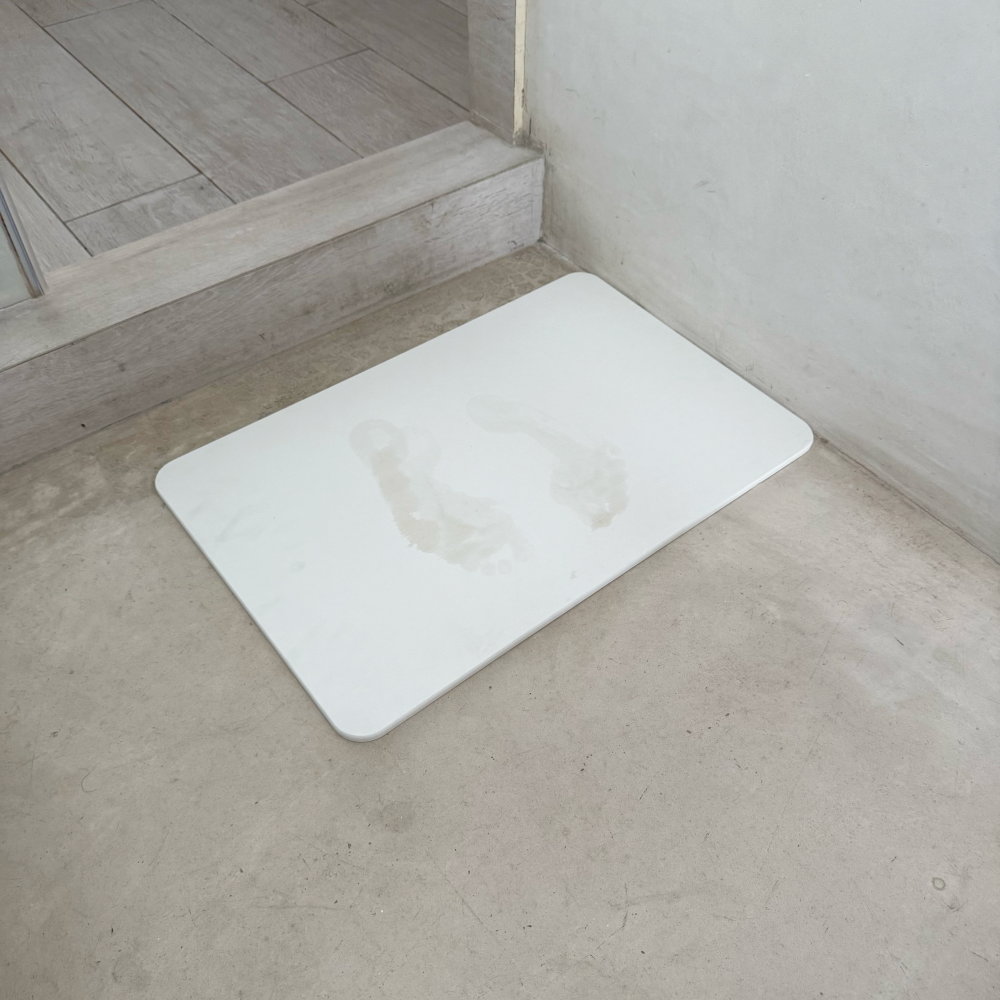 ALFOMBRA DIATOMITA LISA BLANCO 40X60CM LAFFITTÉ