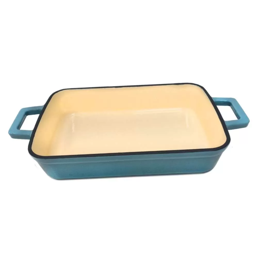 ASADERA ESMALTADA 30X22CM JADE