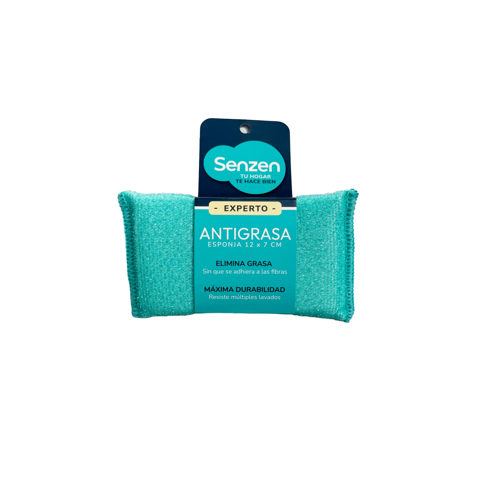 ESPONJA ANTIGRASA 12X7CM EXPERTO SENZEN