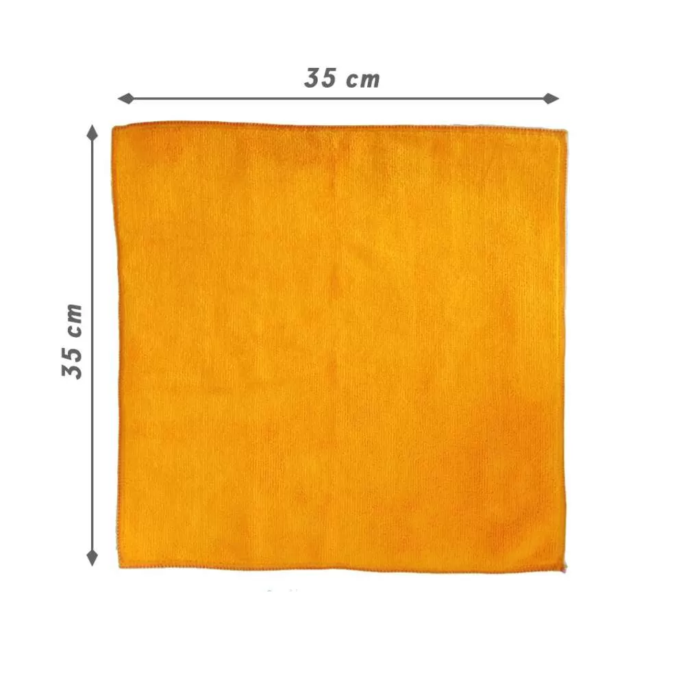 PAÑO MICROFIBRA MULTIUSO MUEBLES NARANJA 35x35 CM LAFFITTÉ